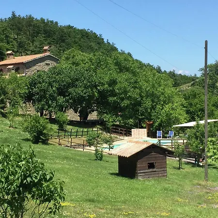 Сasa de vacaciones In With Swimming Pool, Terrace, Garden Apecchio